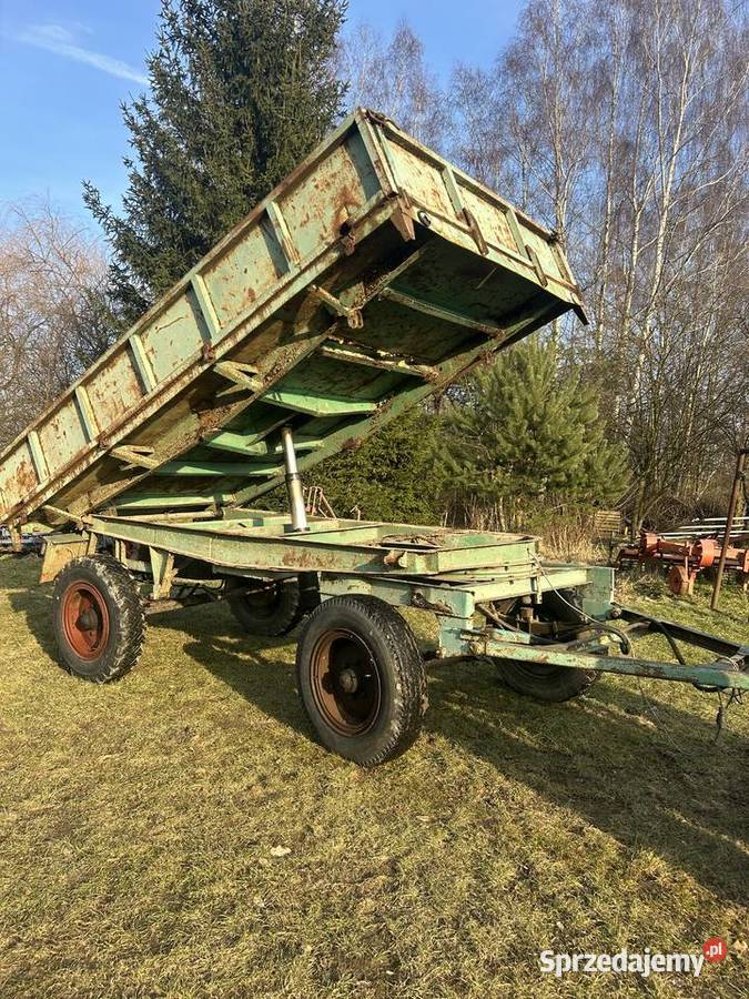 Przyczepa d47 wywrotka nieuszkodzony małopolskie Zator sprzedam