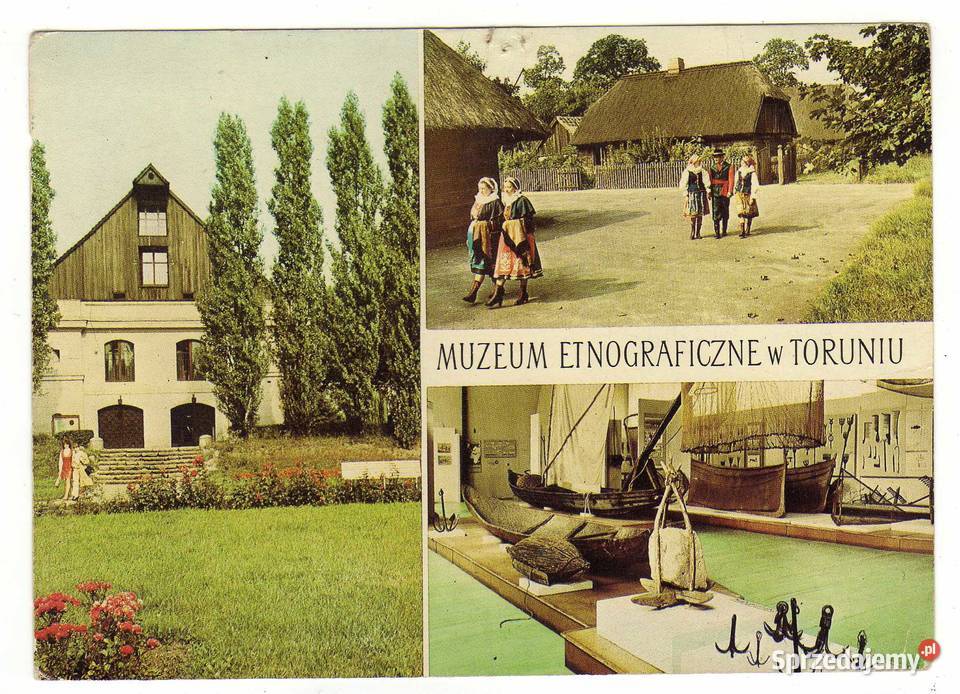 TORUŃ MUZEUM ETNOGRAFICZNE POCZTÓWKA świętokrzyskie Krynki sprzedam
