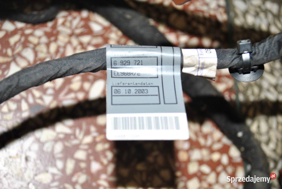 Wiązka elektryczna fotela KOMFORTOWEGO bmw e60 śląskie Poręba