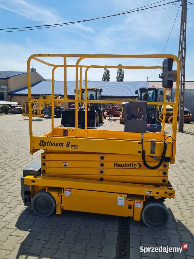 Podnośnik nożycowy Haulotte Optimum 8AC 2018 pełny VAT