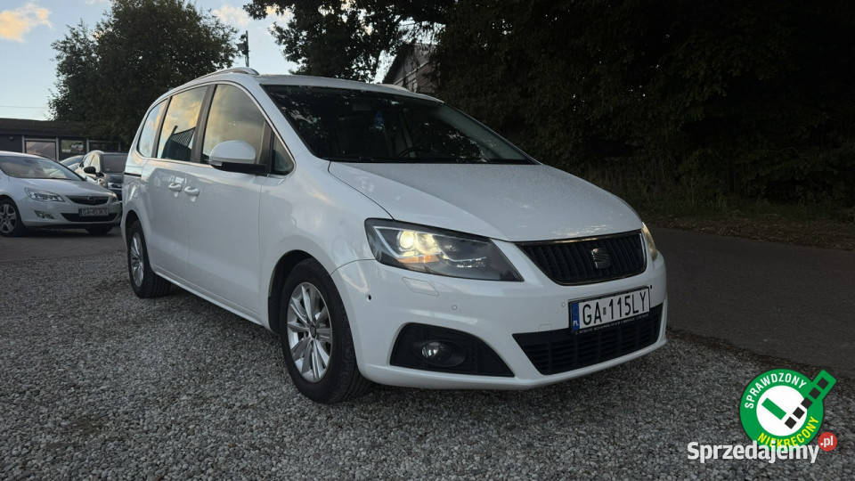 Seat Alhambra 20tdi 4drive 4x4 7 os Ledy bi bluetooth Gdańsk