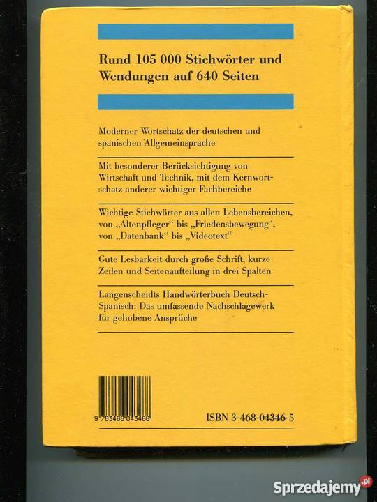 Langenscheidts SpanischDeutsch DeutschSpanisch