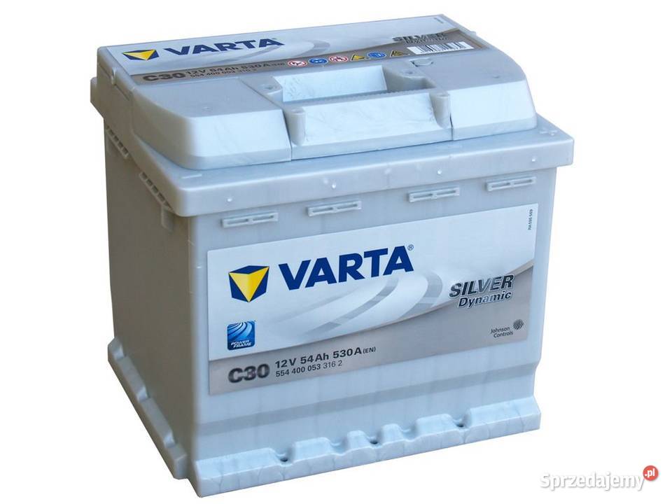 VARTA C30 54Ah osobowe Układ elektryczny Ostrowiec Świętokrzyski
