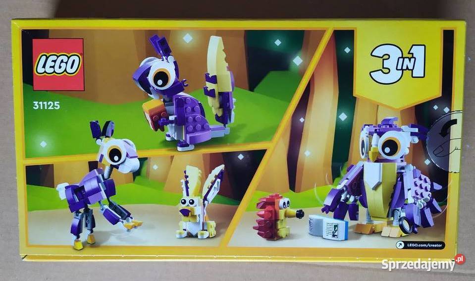 LEGO 31125 Creator 3w1 Fantastyczne leśne