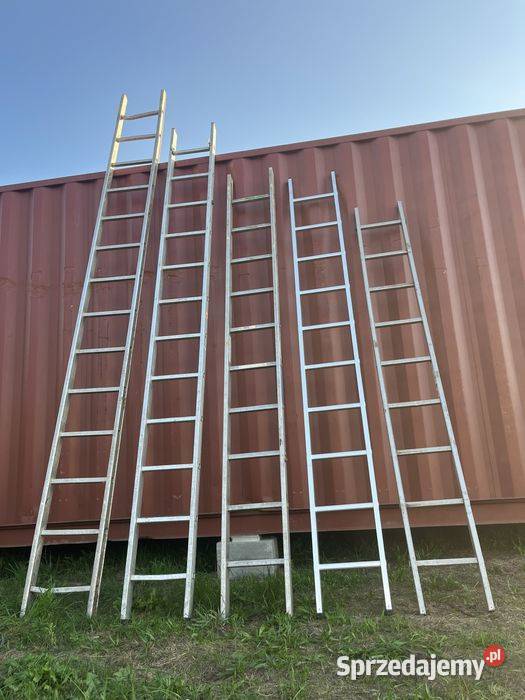 Drabina aluminiowa 13m Produkcja Niemiecka wielkopolskie Tuliszków