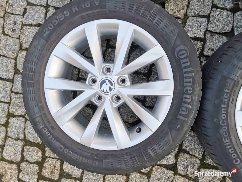Koła 20555 16 Skoda 5x112 Octavia Letnie ET46 Łęknica sprzedam