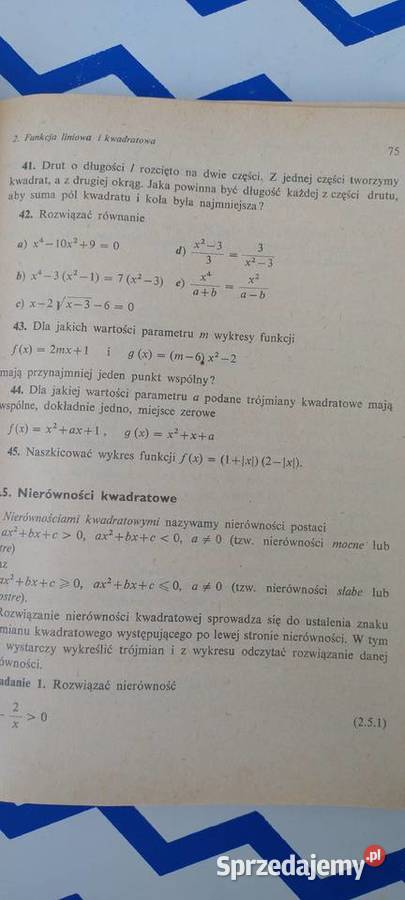 Matematyka w zadaniach 1 lubelskie Lublin