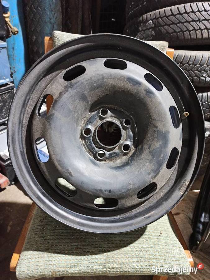 Felga stalowa nowa 5x100 et39 r15 seat vw audi Pułtusk