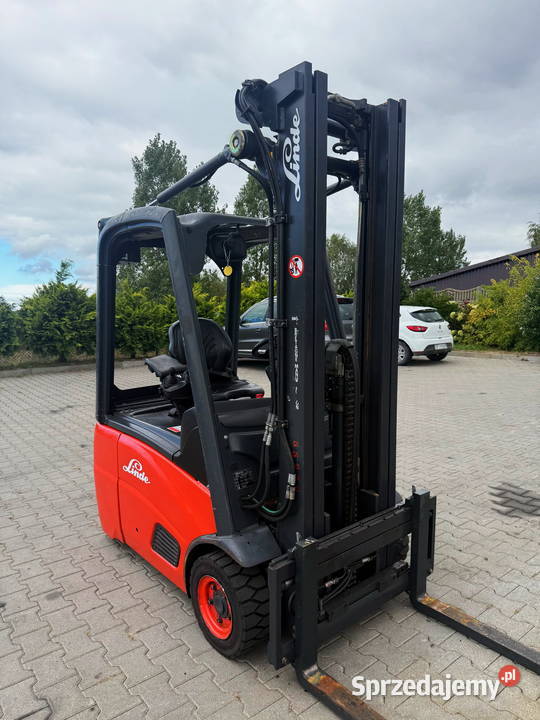 wózek widłowy elektryczny LINDE E16C Triplex łódzkie Działoszyn