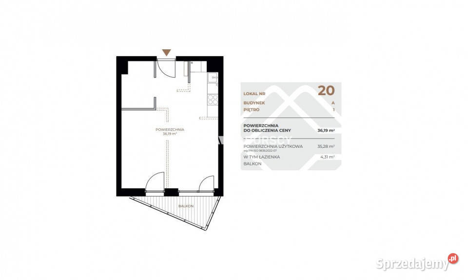 Mieszkanie sprzedam 3619m2 2 pokoje Kraków