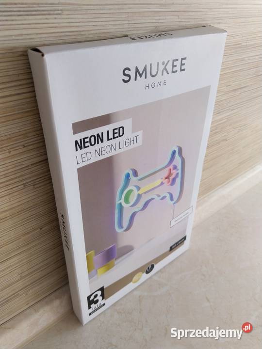 NAJTANIEJ Neon Game Pad Led Dekoracja Ścienna Zabrze