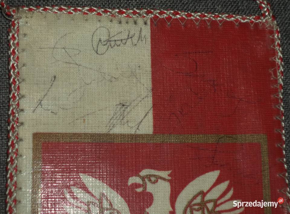 Autograf Piłkarska Reprezentacja Polski Piłka Piekary Śląskie