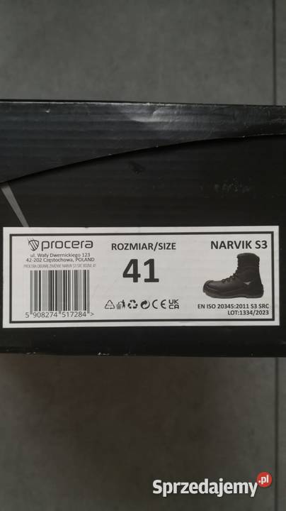 PROCERA Obuwie Zimowe Narvik S3 Src Głubczyce sprzedam