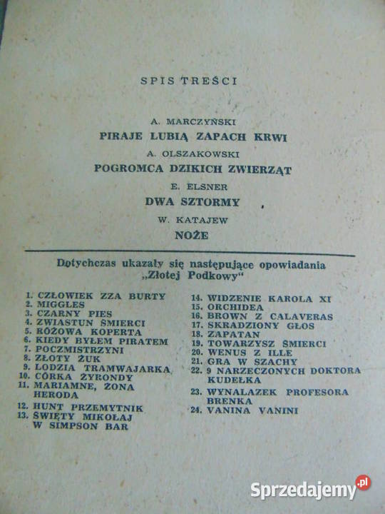 Piraje lubią zapach krwi Marczyński Olszakowski Lublin sprzedam