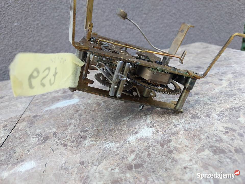 657 Mechanizm starego zegara ściennego Junghans Tczew