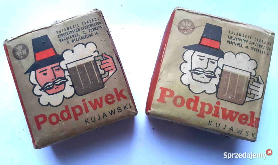 PODPIWEK kujawski Włocławek ORYGINAŁ lata 70 Łódź