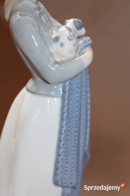 Figurka dziewczynka ze szczeniakiem NAO 570 FiaF Porcelana i szkło zachodniopomorskie Szczecin