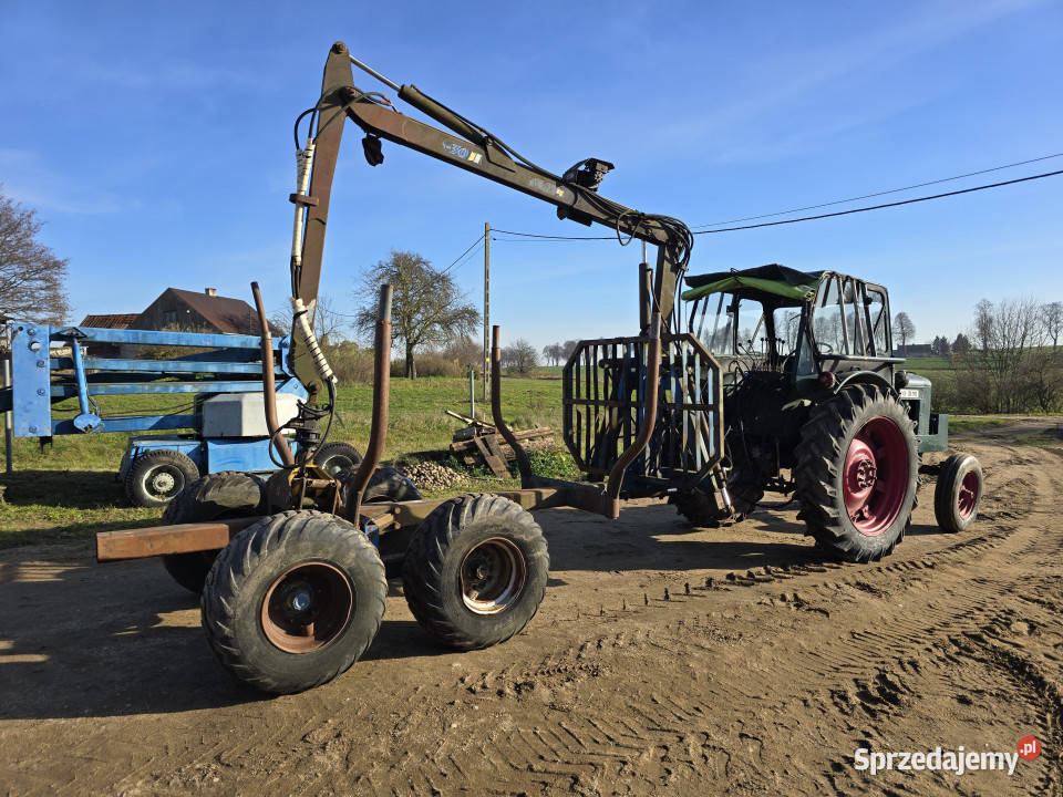 Zestaw zrywkowy ciągnik VOLVO BM przyczepa sprzedam