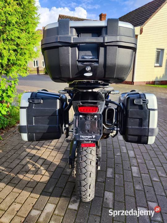 Triumph Tiger 850 Sport ABS 2021 komplet kufrów zarejestrowany w Polsce Brańsk