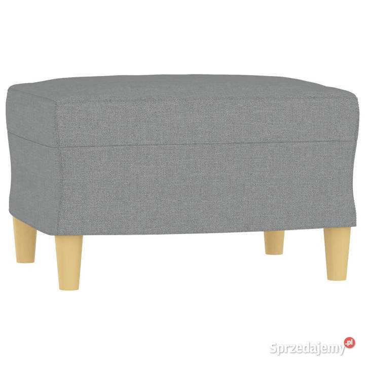 3osobowa sofa z podnóżkiem jasnoszara 180 mazowieckie Warszawa
