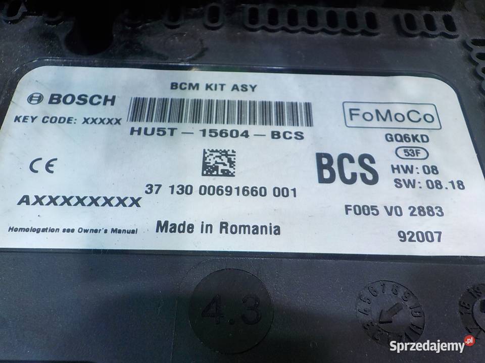 FORD ECOSPORT II MK2 LIFT 10 B AUT 19r skrzynka Suków