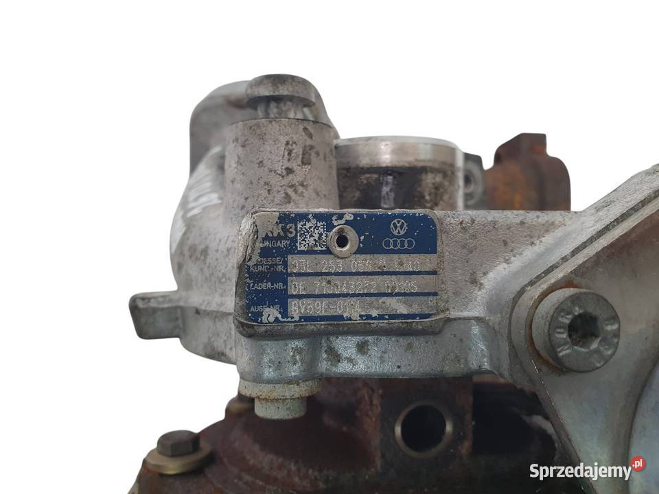TURBOSPRĘŻARKA Audi A1 16 TDI CAYC 03L253055D Turbosprężarki lubelskie Chełm