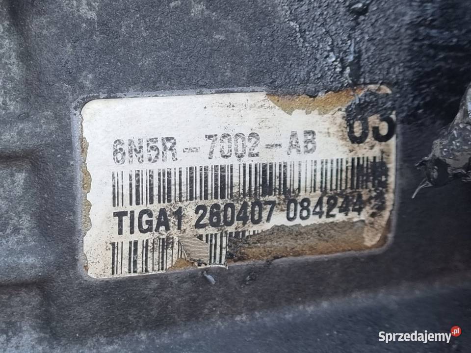 SKRZYNIA BIEGÓW Volvo S40 II V50 20 D 6N5R7002AB Rudka