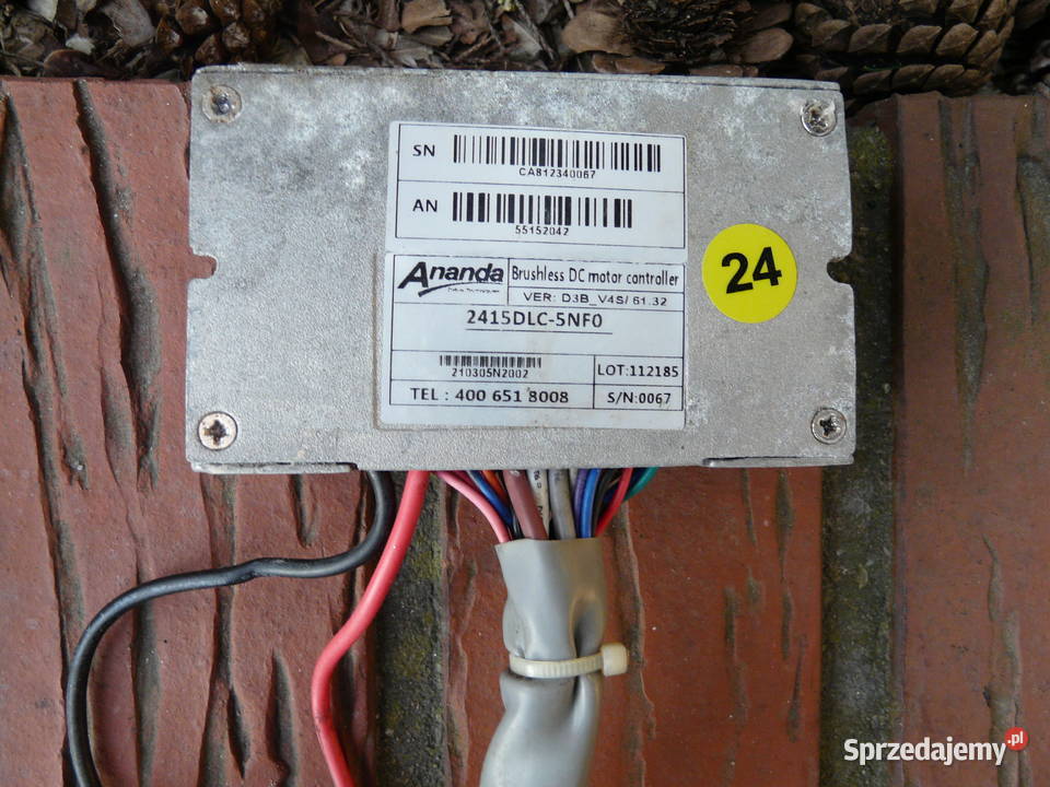 Sterownik ANANDA 24V do rowera elektrycznego Części i akcesoria Wieruszów