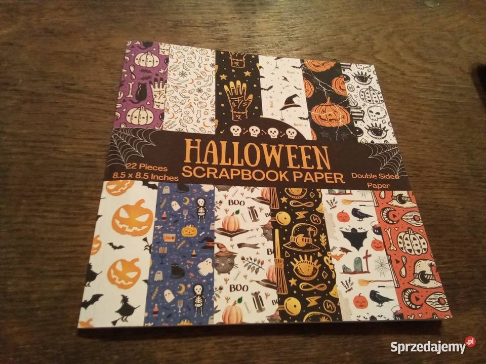 Halloween scrapbook paper Warszawa