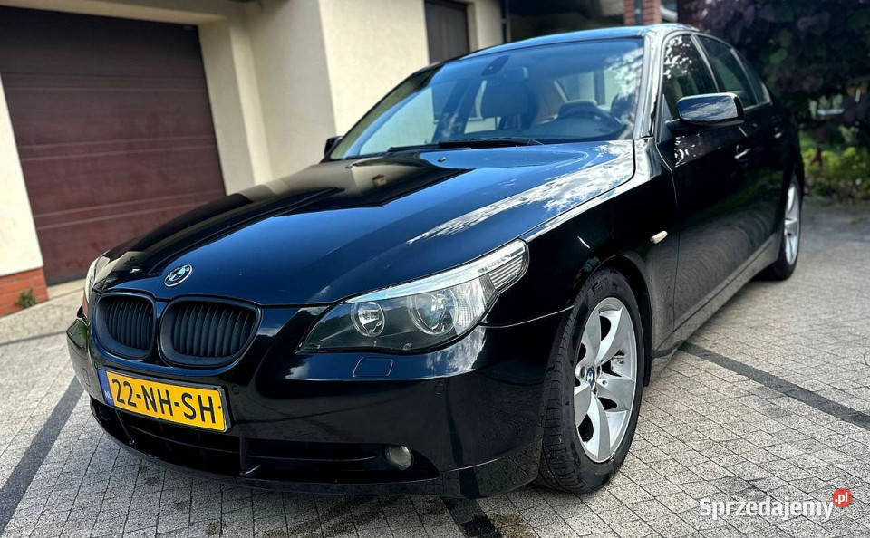 BMW 525 BMW e60 525i 25 LPG Sedan Opłacona E60 dolnośląskie Wrocław