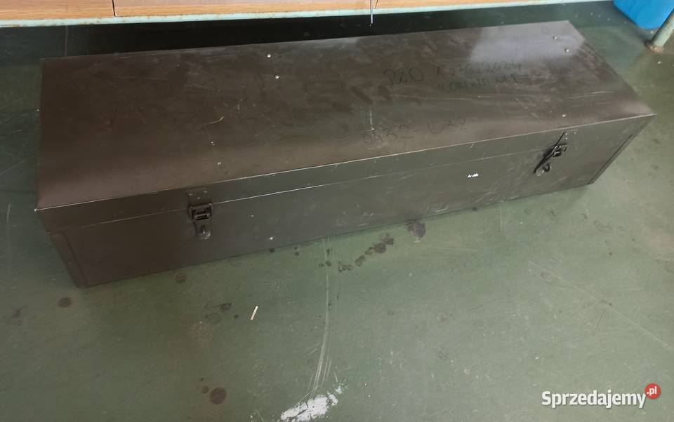 Skrzynia drewniana 120x 34 x 265 zielona Skierniewice