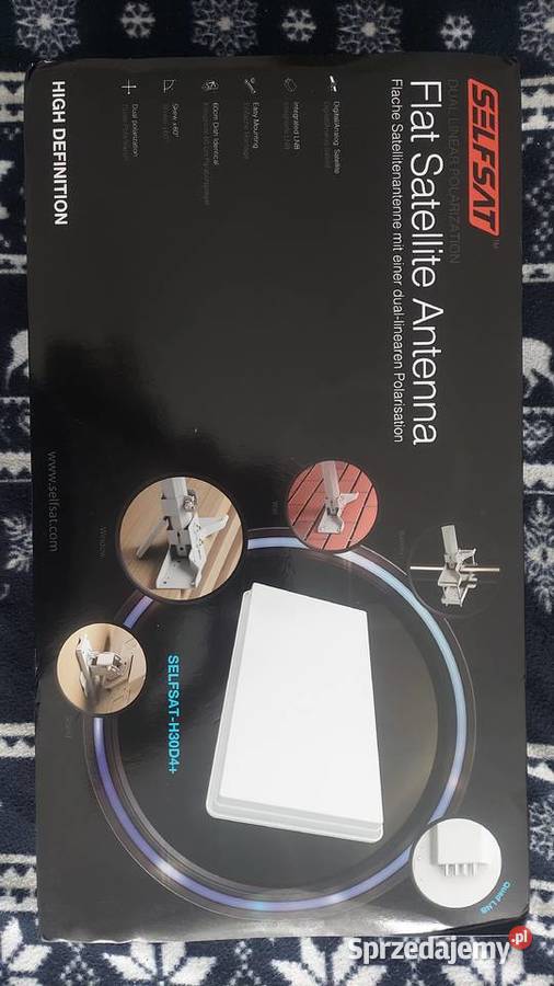 Selfsat h30d4 antena satelitarna nowa pomorskie Człuchów