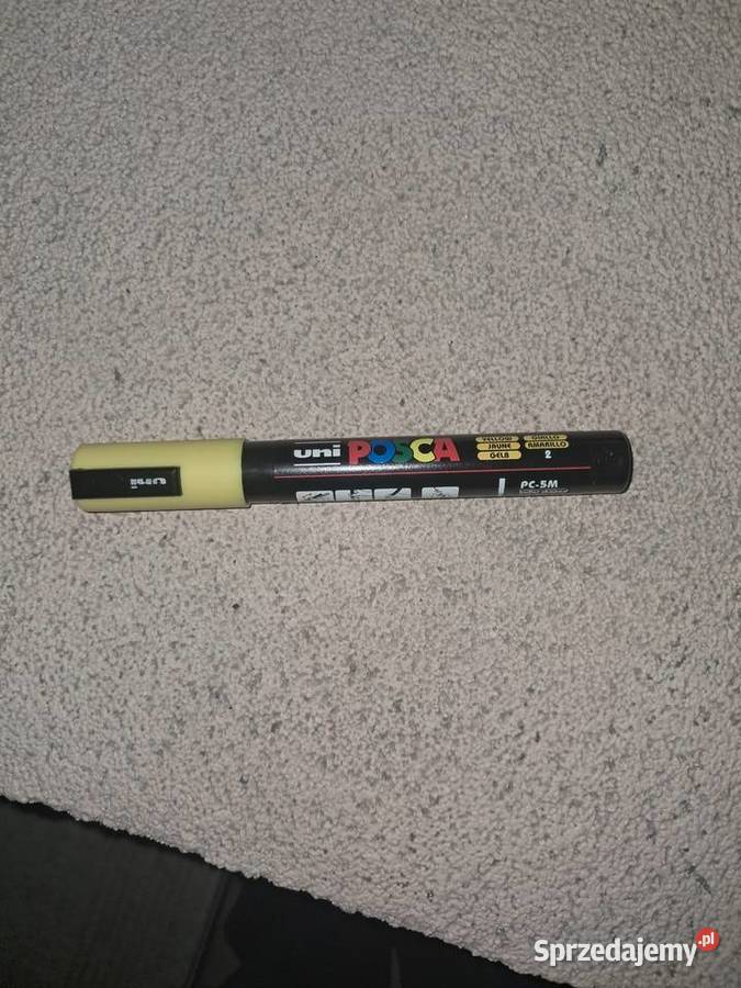 Żólty marker posca nieużywany Malarstwo