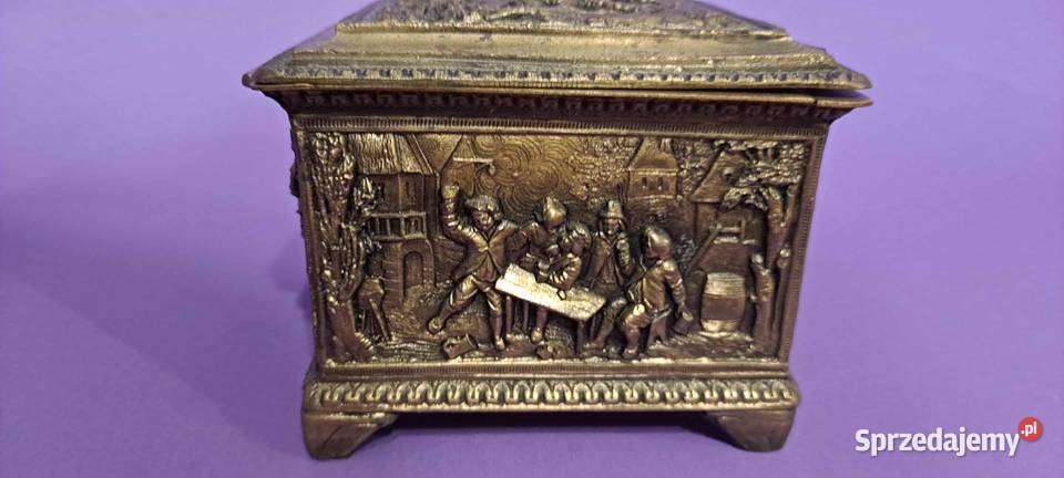 SZKATUŁKA miedzian stara solidna małopolskie sprzedam