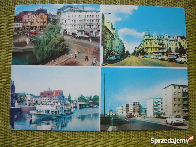 Bydgoszcz stare samochody Pocztówki i karty telefoniczne Myszków