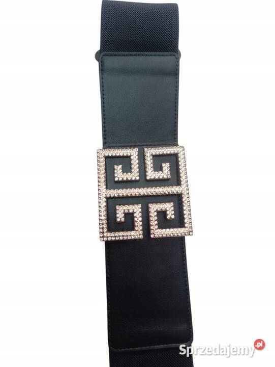 Pasek DamskiGUMA OZDOBNA BIŻUTERIA cekiny Wieluń