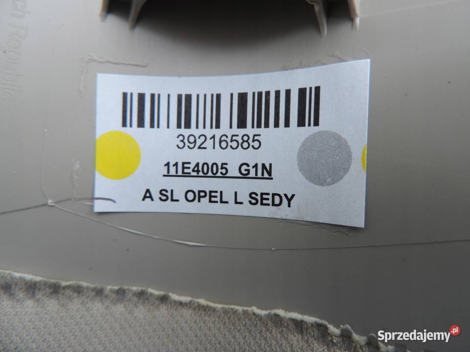 Słupek lewy przód Opel Insignia B 39216585 NOWY osobowe