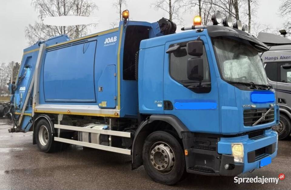 VOLVO FE 280 śmieciarka JOAB ANAKONDA 15 m3 280KM Śmieciarki świętokrzyskie Nowiny