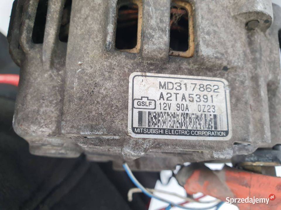ALTERNATOR MITSHUBISHI COLT MD317862 osobowe kujawsko-pomorskie Lipno sprzedam