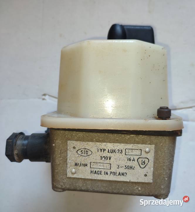 Przełącznik krzywkowy łuk 25 trójkąt gwiazda zachodniopomorskie Police sprzedam