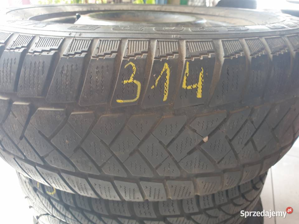 Felga stalowa 15 opona Dunlop 19565R15 zima Dobre Miasto