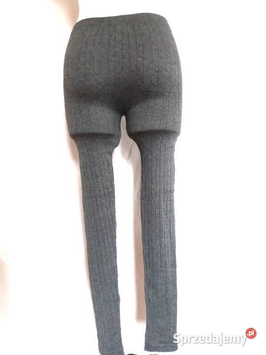 LEGGINSY szare RAJTUZY r 4042 Dzianina stan Białystok