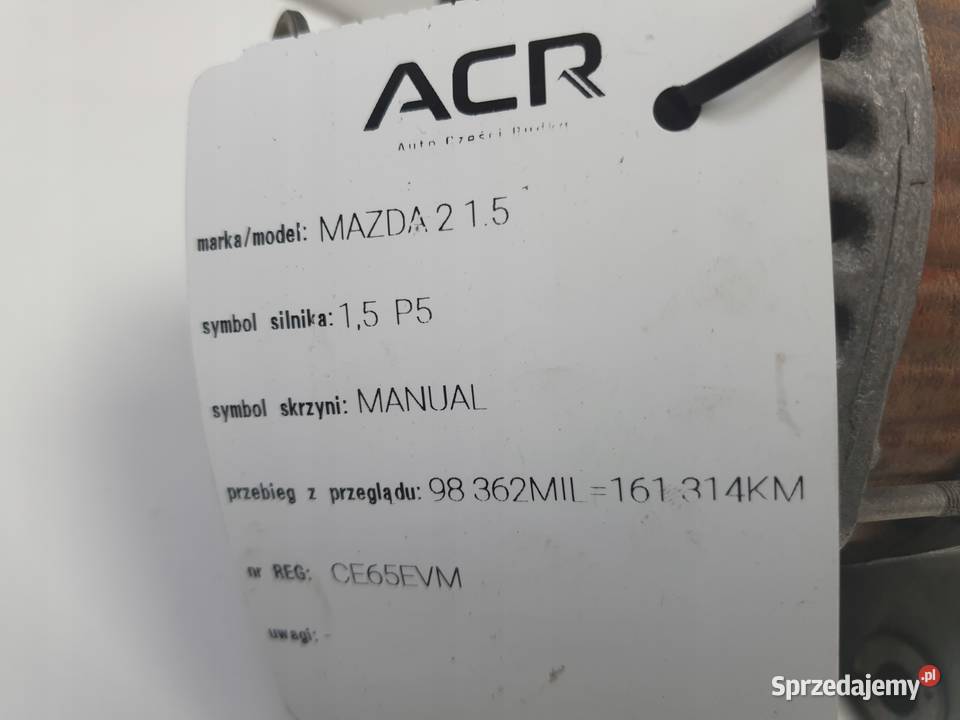Mazda 2 III 15 SkyActiveG ALTERNATOR A5TJ0591ZT Janów sprzedam
