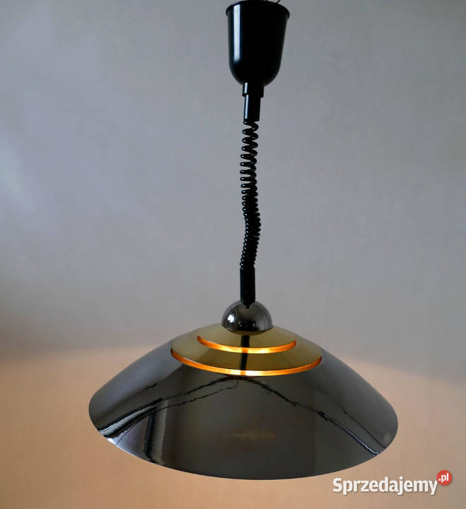 Lampa wisząca Massive Belgia lata 70 lubuskie