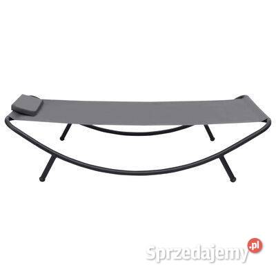 vidaXL Leżanka ogrodowa szara 200 x 90 Warszawa