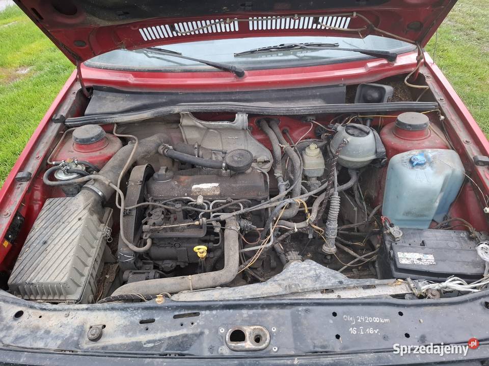 Golf 2 Mk II 16 TD szyba silnik półka maska Hańsk Pierwszy