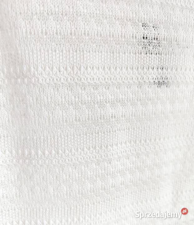 Krótka bluzka crop top HM XS 34 S 36 biała Szczecin sprzedam