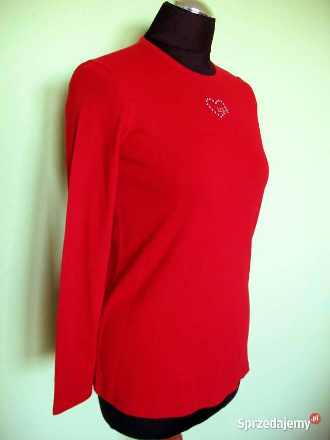Bluzka czerwona bawełna 42 XL biust 90 110 Siedlce