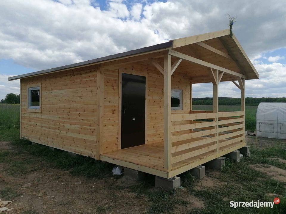 Dom Domek letniskowy szkieletowy 35 m2 ŚWIERK mazowieckie Rybno