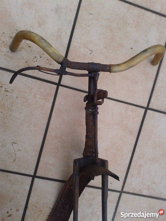 zabytkowy rower widelki kierownica hamulec Bielsko-Biała